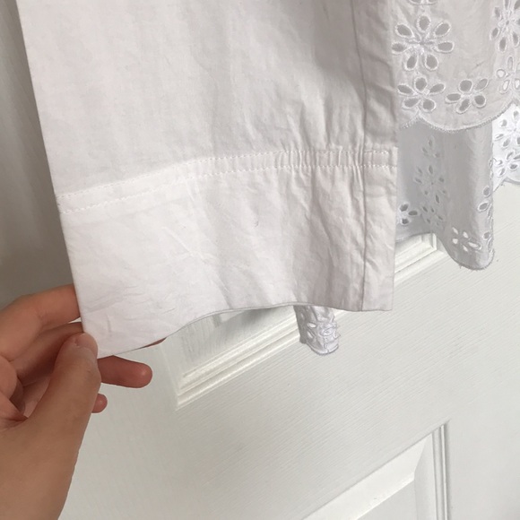 Hi-lo white blouse - Picture 4 of 8